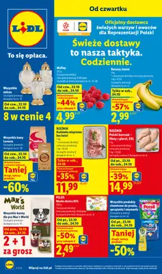 Lidl - gazetka promocyjna Oferta od czwartku od czwartku 22.10 do soboty 24.10