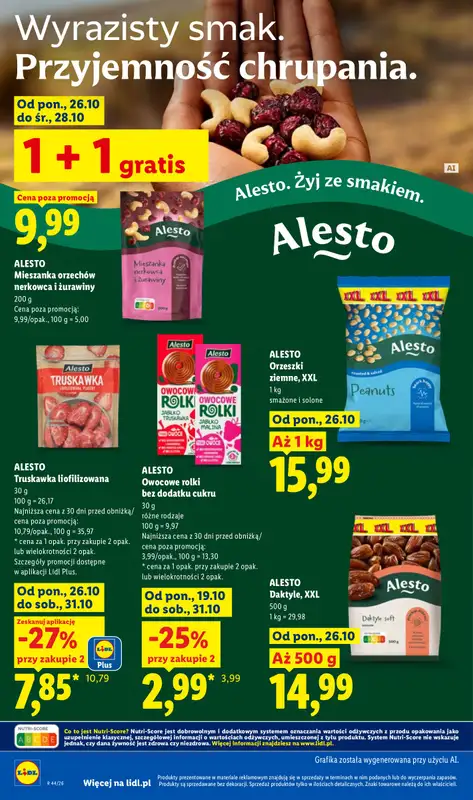 Lidl - gazetka promocyjna Oferta od poniedziałku od poniedziałku 26.10 do środy 28.10 - strona 82