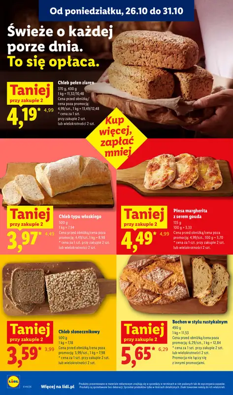 Lidl - gazetka promocyjna Oferta od poniedziałku od poniedziałku 26.10 do środy 28.10 - strona 52