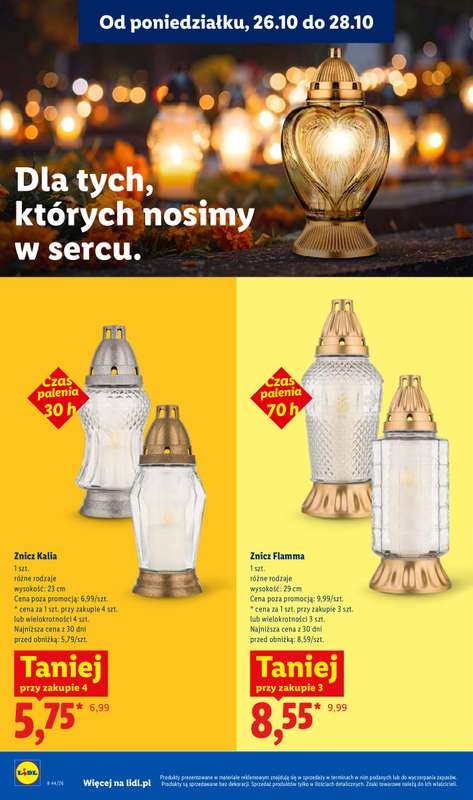 Lidl - gazetka promocyjna Oferta od poniedziałku od poniedziałku 26.10 do środy 28.10 - strona 48