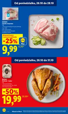 Lidl - gazetka promocyjna Oferta od poniedziałku od poniedziałku 26.10 do środy 28.10 - strona 6