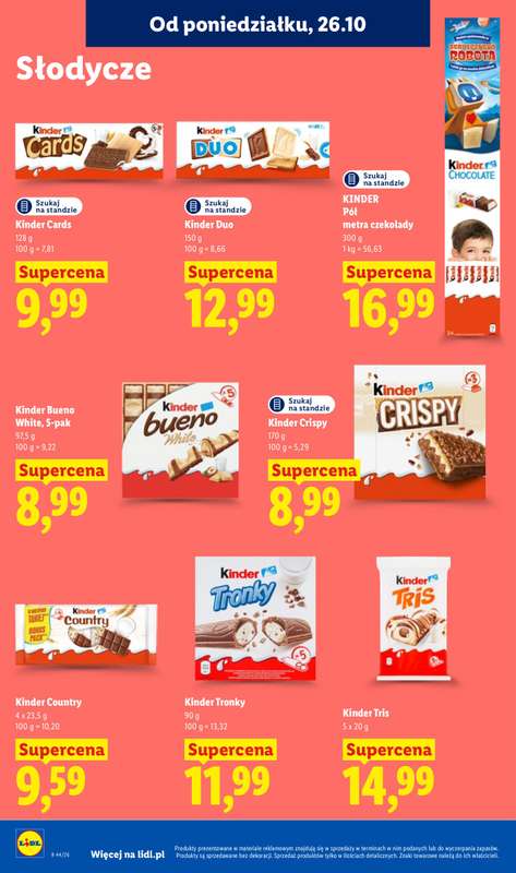 Lidl - gazetka promocyjna Oferta od poniedziałku od poniedziałku 26.10 do środy 28.10 - strona 76