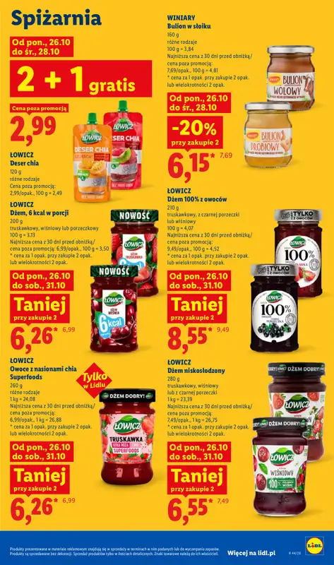 Lidl - gazetka promocyjna Oferta od poniedziałku od poniedziałku 26.10 do środy 28.10 - strona 91