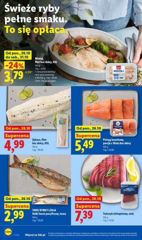 Lidl - gazetka promocyjna Oferta od poniedziałku od poniedziałku 26.10 do środy 28.10 - strona 60