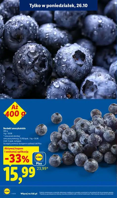 Lidl - gazetka promocyjna Oferta od poniedziałku od poniedziałku 26.10 do środy 28.10 - strona 10