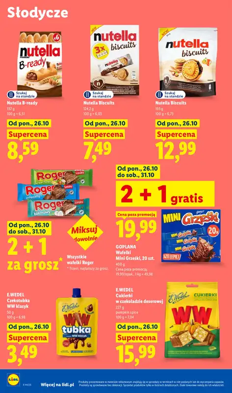 Lidl - gazetka promocyjna Oferta od poniedziałku od poniedziałku 26.10 do środy 28.10 - strona 78