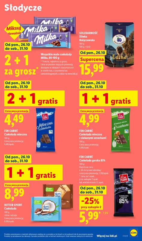 Lidl - gazetka promocyjna Oferta od poniedziałku od poniedziałku 26.10 do środy 28.10 - strona 77