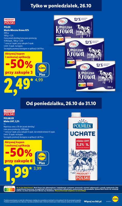 Lidl - gazetka promocyjna Oferta od poniedziałku od poniedziałku 26.10 do środy 28.10 - strona 5