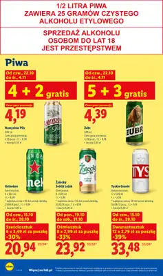 Lidl - gazetka promocyjna Oferta od poniedziałku od poniedziałku 26.10 do środy 28.10 - strona 86