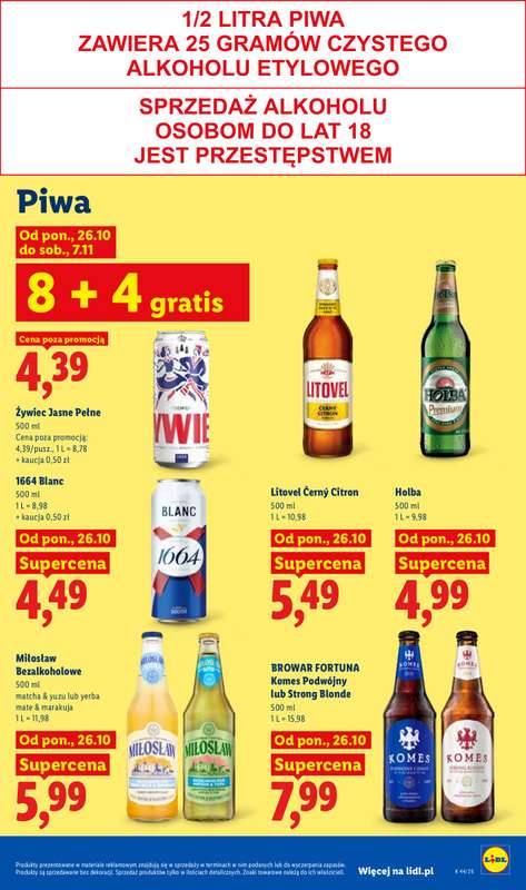 Lidl - gazetka promocyjna Oferta od poniedziałku od poniedziałku 26.10 do środy 28.10 - strona 87