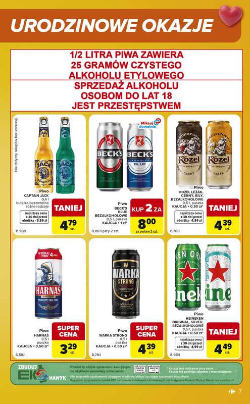 Carrefour Market - gazetka promocyjna Gazetka Urodzinowe okazje od wtorku 27.10 do poniedziałku 02.11 - strona 7