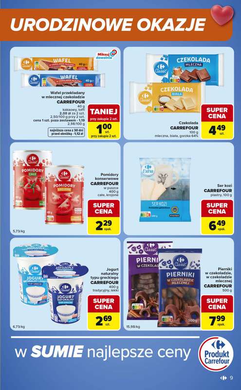 Carrefour Market - gazetka promocyjna Gazetka Urodzinowe okazje od wtorku 27.10 do poniedziałku 02.11 - strona 9