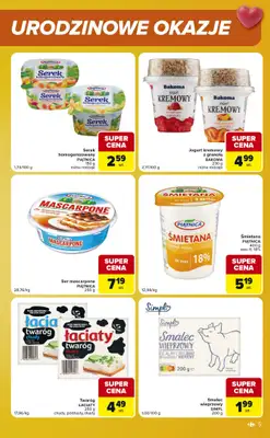 Carrefour Market - gazetka promocyjna Gazetka Urodzinowe okazje od wtorku 27.10 do poniedziałku 02.11 - strona 5