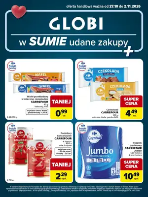Globi - gazetka promocyjna Gazetka Globi od wtorku 27.10 do poniedziałku 02.11 - strona 2
