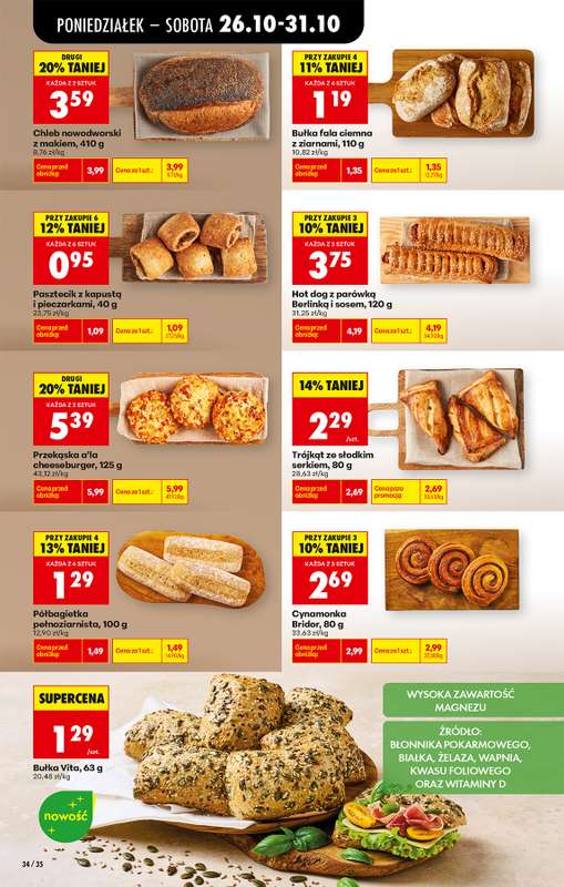 Biedronka - gazetka promocyjna Od poniedziałku od poniedziałku 26.10 do soboty 31.10 - strona 44