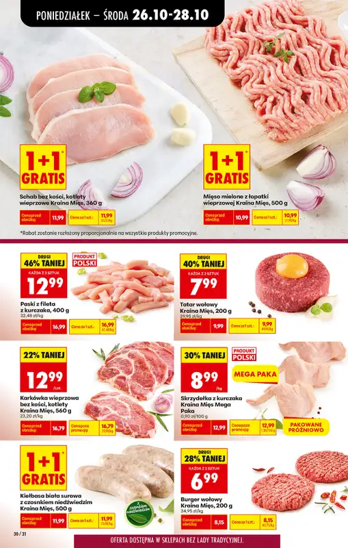 Biedronka - gazetka promocyjna Od poniedziałku od poniedziałku 26.10 do soboty 31.10 - strona 40