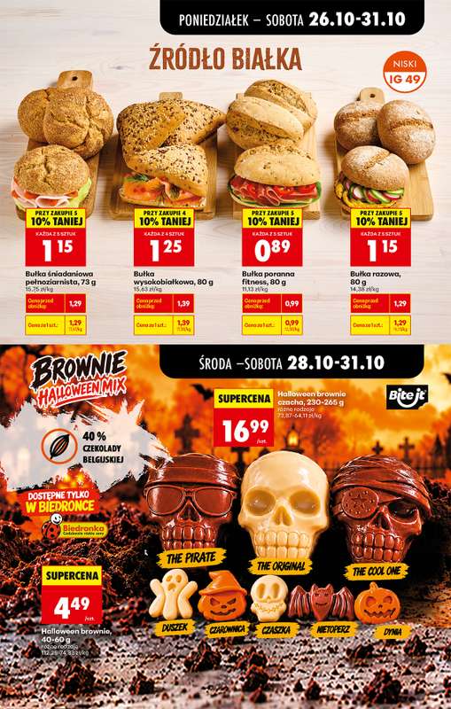 Biedronka - gazetka promocyjna Od poniedziałku od poniedziałku 26.10 do soboty 31.10 - strona 45