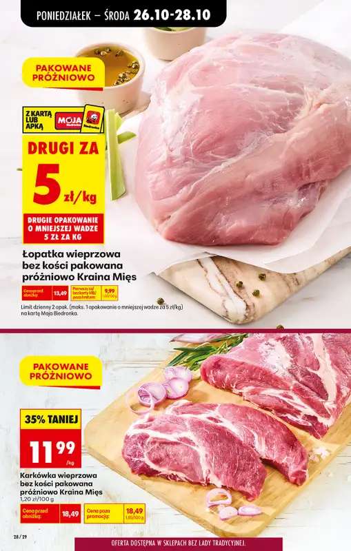 Biedronka - gazetka promocyjna Od poniedziałku od poniedziałku 26.10 do soboty 31.10 - strona 38