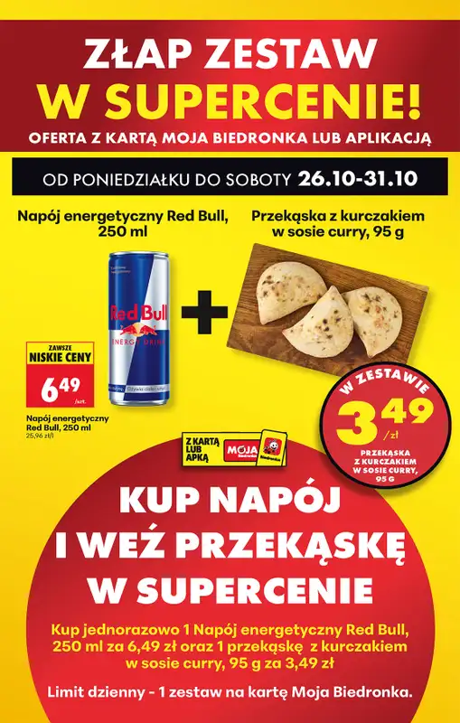 Biedronka - gazetka promocyjna Od poniedziałku, Z ladą tradycyjną od poniedziałku 26.10 do soboty 31.10 - strona 55