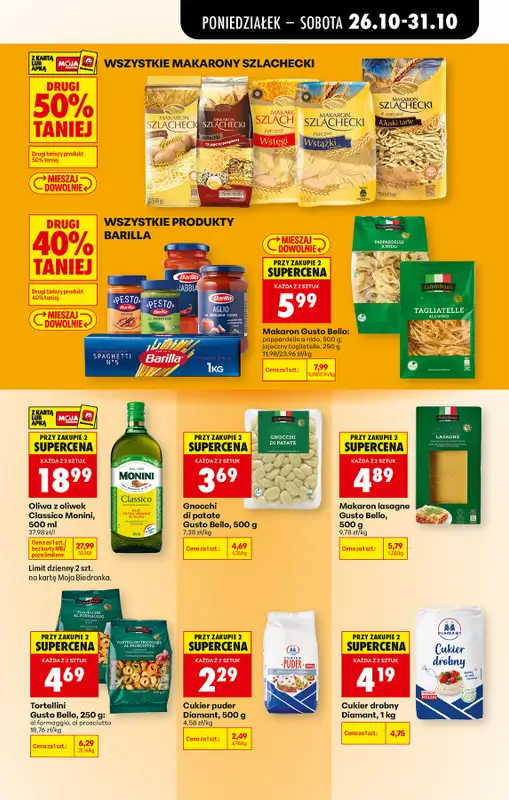 Biedronka - gazetka promocyjna Od poniedziałku, Z ladą tradycyjną od poniedziałku 26.10 do soboty 31.10 - strona 63