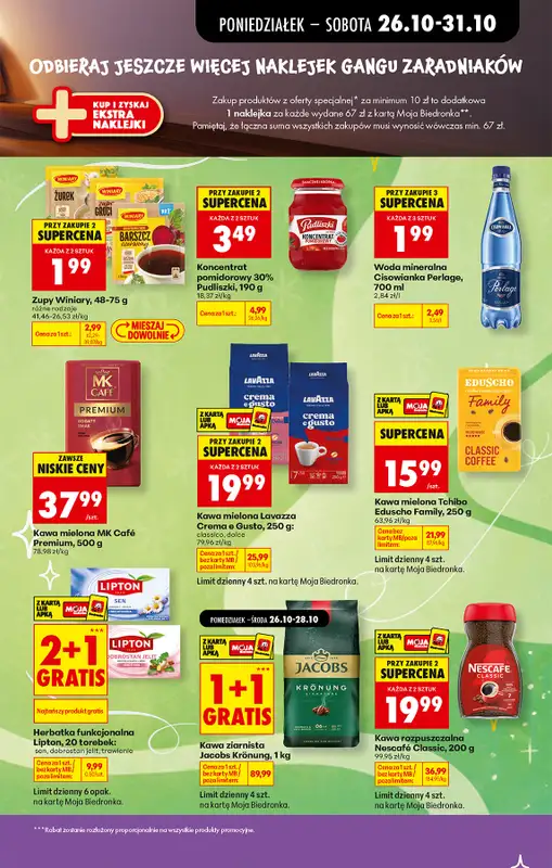 Biedronka - gazetka promocyjna Od poniedziałku, Z ladą tradycyjną od poniedziałku 26.10 do soboty 31.10 - strona 31
