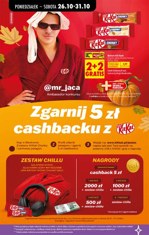 Biedronka - gazetka promocyjna Od poniedziałku, Z ladą tradycyjną od poniedziałku 26.10 do soboty 31.10 - strona 73