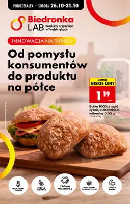 Biedronka - gazetka promocyjna Od poniedziałku, Z ladą tradycyjną od poniedziałku 26.10 do soboty 31.10 - strona 53