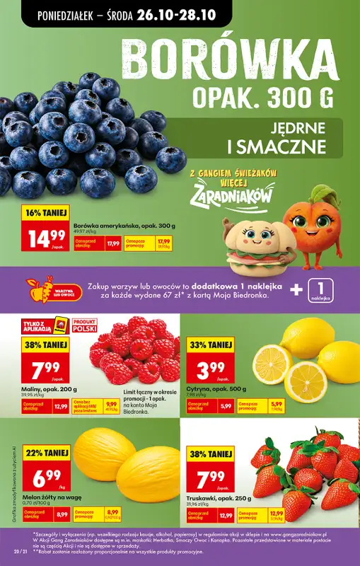 Biedronka - gazetka promocyjna Od poniedziałku, Z ladą tradycyjną od poniedziałku 26.10 do soboty 31.10 - strona 24