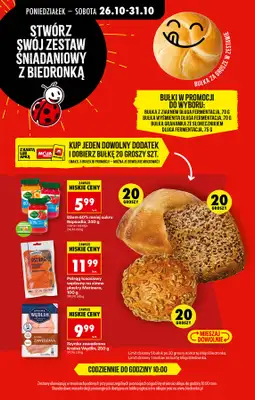 Biedronka - gazetka promocyjna Od poniedziałku, Z ladą tradycyjną od poniedziałku 26.10 do soboty 31.10 - strona 54