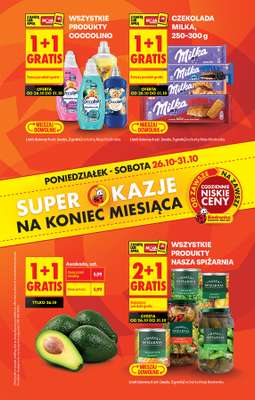 Biedronka - gazetka promocyjna Super okazje na koniec miesiąca od poniedziałku 26.10 do soboty 31.10
