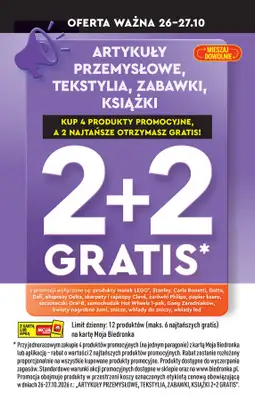 Biedronka - gazetka promocyjna Super okazje na koniec miesiąca od poniedziałku 26.10 do soboty 31.10 - strona 4