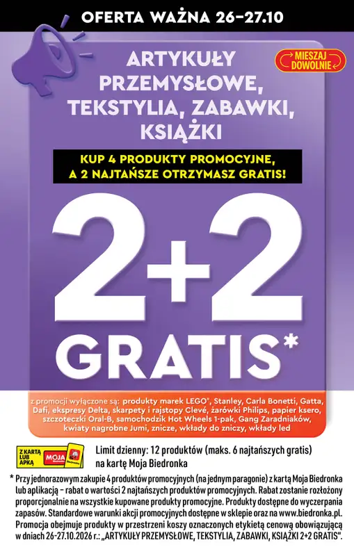 Biedronka - gazetka promocyjna Hity i inspiracje, od 24.10   - strona 2