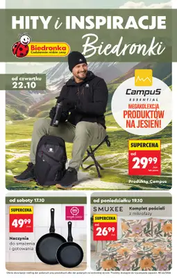 Biedronka - gazetka promocyjna Hity i inspiracje, od 17.10 od soboty 17.10 do środy 04.11