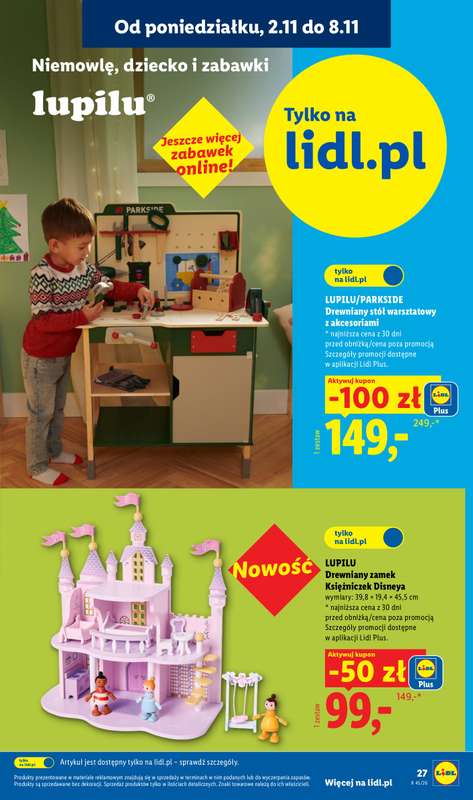 Lidl - gazetka promocyjna Katalog od poniedziałku 02.11 do niedzieli 08.11 - strona 48