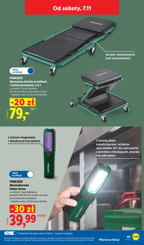 Lidl - gazetka promocyjna Katalog od poniedziałku 02.11 do niedzieli 08.11 - strona 55
