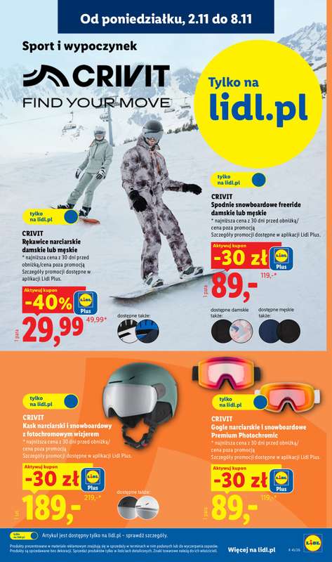 Lidl - gazetka promocyjna Katalog od poniedziałku 02.11 do niedzieli 08.11 - strona 16
