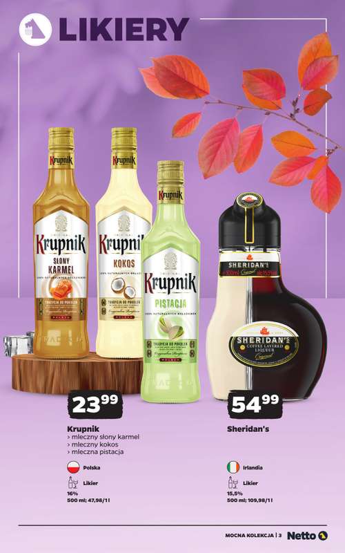 Netto - gazetka promocyjna Mocna Kolekcja - Alkohole Mocne od poniedziałku 26.10 do soboty 07.11 - strona 3