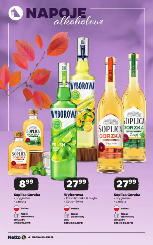 Netto - gazetka promocyjna Mocna Kolekcja - Alkohole Mocne od poniedziałku 26.10 do soboty 07.11 - strona 4