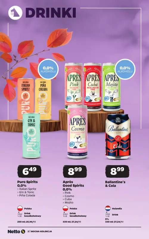 Netto - gazetka promocyjna Mocna Kolekcja - Alkohole Mocne od poniedziałku 26.10 do soboty 07.11 - strona 2