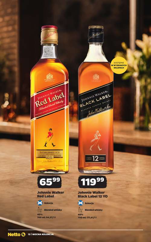 Netto - gazetka promocyjna Mocna Kolekcja - Alkohole Mocne od poniedziałku 26.10 do soboty 07.11 - strona 12