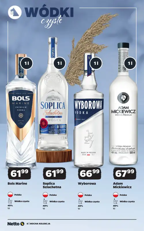 Netto - gazetka promocyjna Mocna Kolekcja - Alkohole Mocne od poniedziałku 26.10 do soboty 07.11 - strona 8