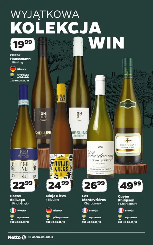 Netto - gazetka promocyjna Mocna Kolekcja - Wina od poniedziałku 26.10 do soboty 07.11 - strona 2
