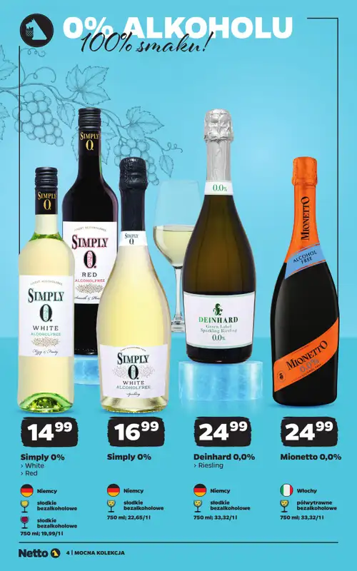 Netto - gazetka promocyjna Mocna Kolekcja - Wina od poniedziałku 26.10 do soboty 07.11 - strona 4