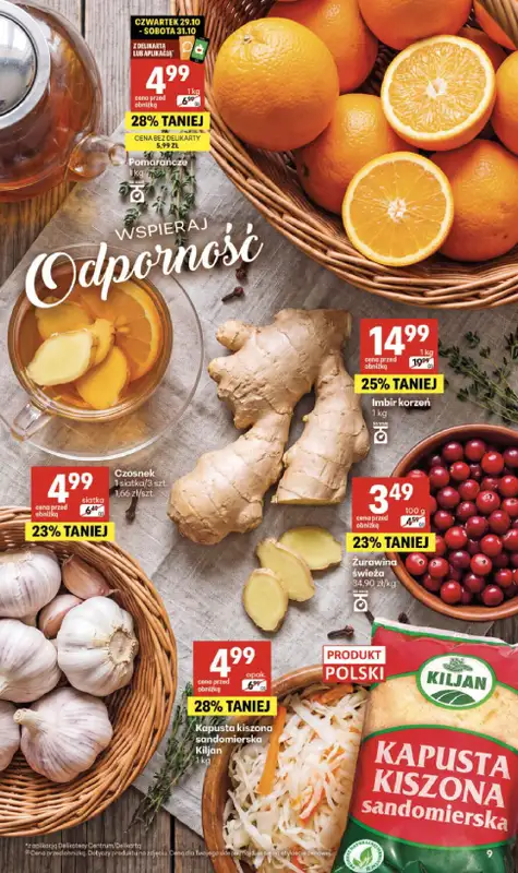 Delikatesy Centrum - gazetka promocyjna Gazetka od czwartku 29.10 do środy 04.11 - strona 9