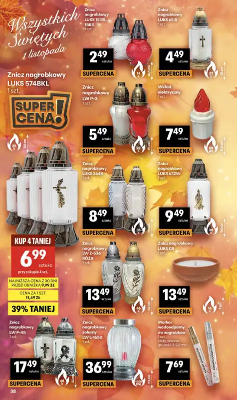 Delikatesy Centrum - gazetka promocyjna Gazetka od czwartku 29.10 do środy 04.11 - strona 38