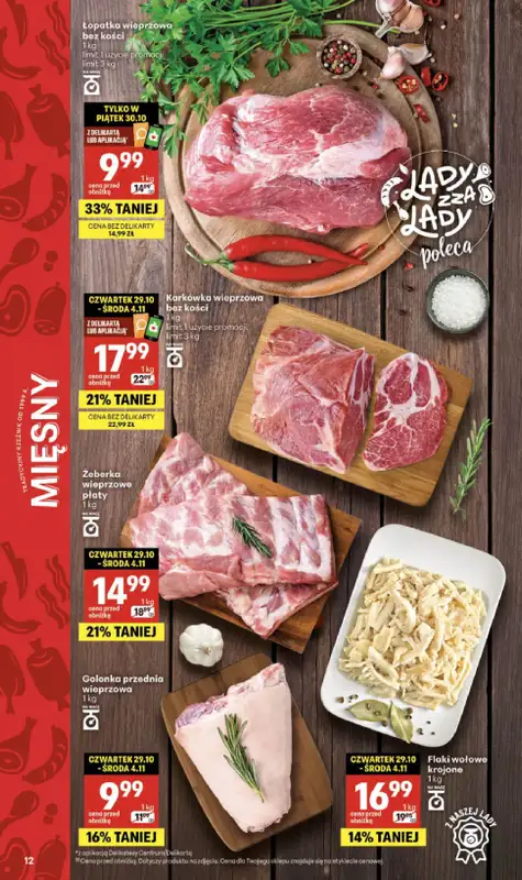 Delikatesy Centrum - gazetka promocyjna Gazetka od czwartku 29.10 do środy 04.11 - strona 12