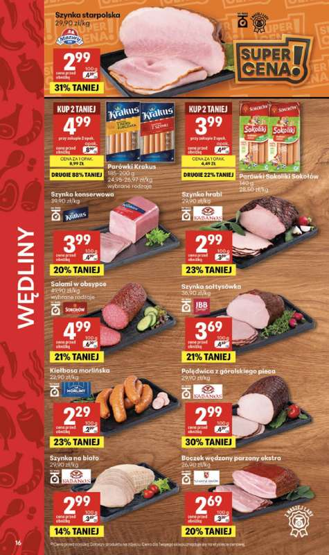 Delikatesy Centrum - gazetka promocyjna Gazetka od czwartku 29.10 do środy 04.11 - strona 16