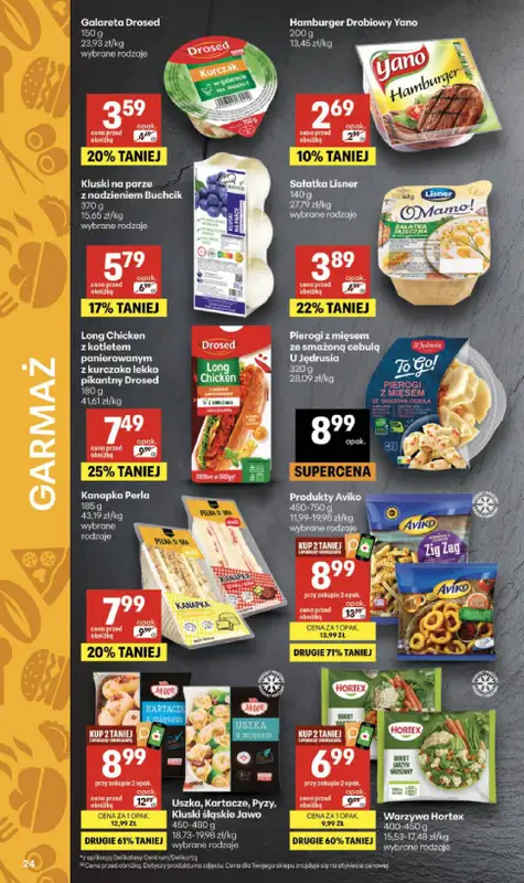 Delikatesy Centrum - gazetka promocyjna Gazetka od czwartku 29.10 do środy 04.11 - strona 24