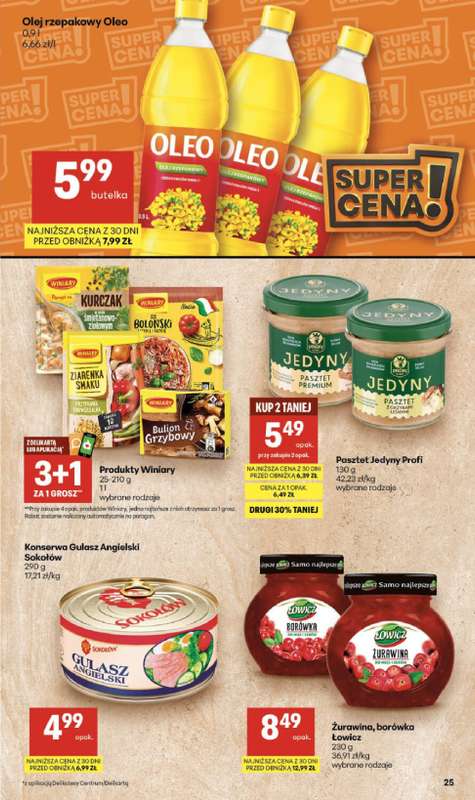 Delikatesy Centrum - gazetka promocyjna Gazetka od czwartku 29.10 do środy 04.11 - strona 25