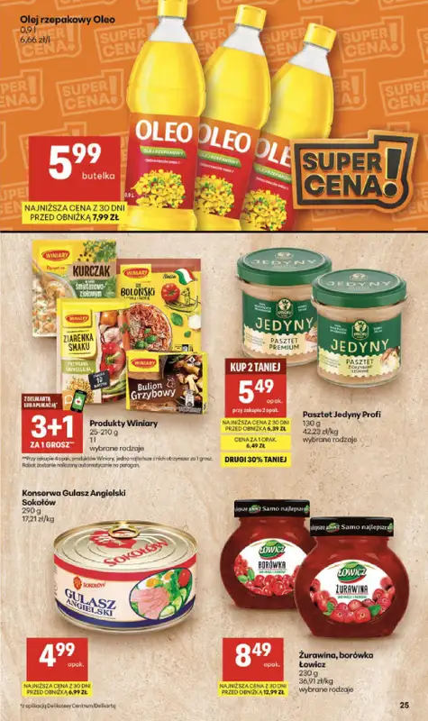Delikatesy Centrum - gazetka promocyjna Gazetka od czwartku 29.10 do środy 04.11 - strona 25